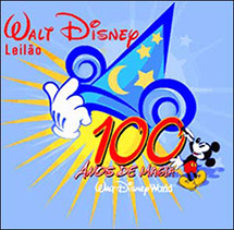 Leilão comemora centenário da Disney