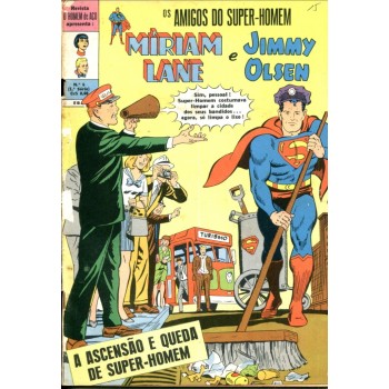 O Homem de Aço 6 (1970) 1a Série Miriam Lane e Jimmy Olsen