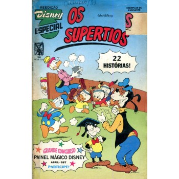 Disney Especial Reedição 54 (1989) Os Supertios