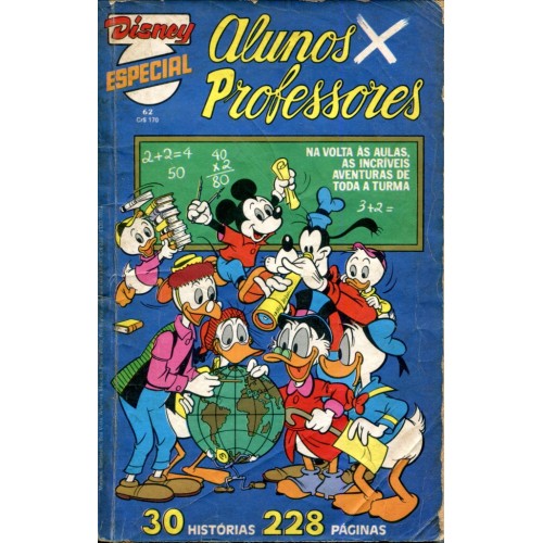 Disney Especial 62 (1982) Alunos x Professores