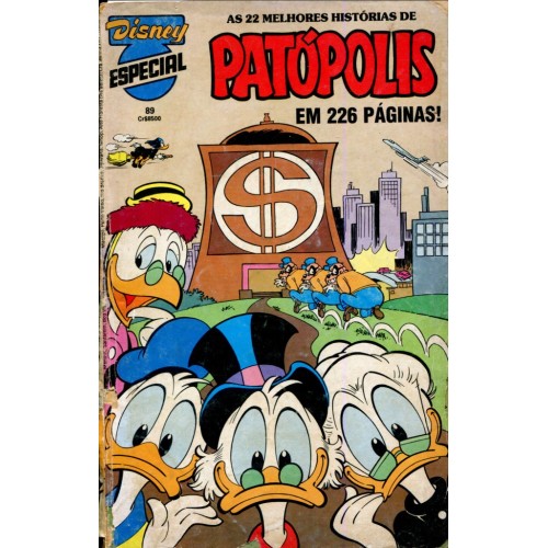 Disney Especial 89 (1985) Patópolis - Somente Leitura