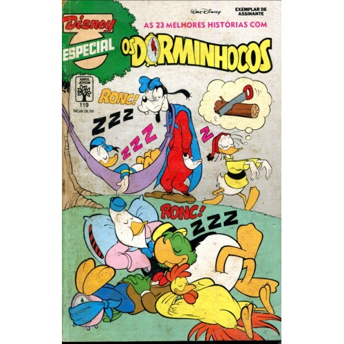 Disney Especial 119 (1990) Os Dorminhocos