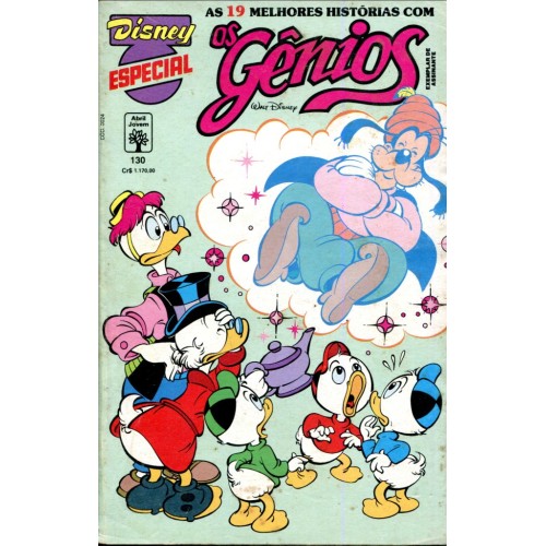 Disney Especial 130 (1991) Os Gênios