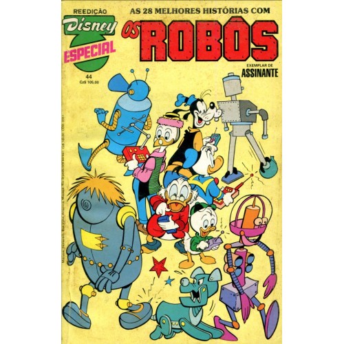 Disney Especial Reedição 44 (1988) Os Robôs