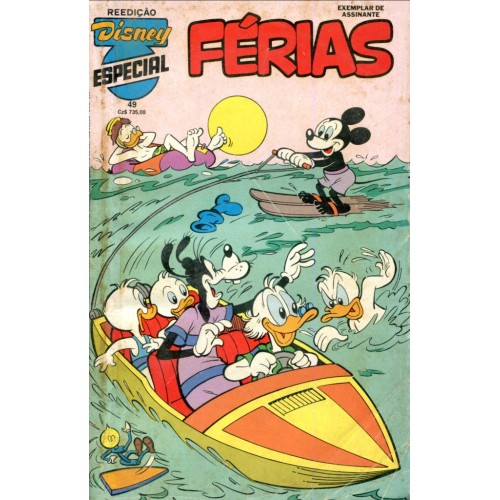 Disney Especial Reedição 49 (1988) Férias