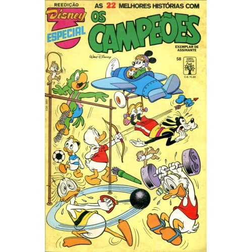 Disney Especial Reedição 58 (1990) Os Campeões
