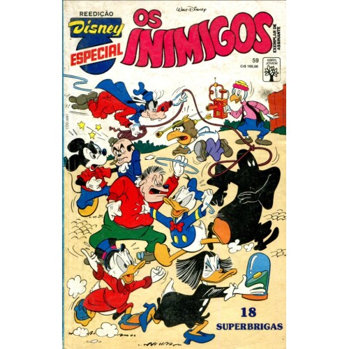 Disney Especial Reedição 59 (1990) Os Inimigos