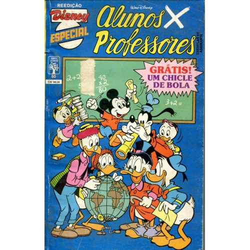 Disney Especial Reedição 60 (1990) Alunos x Professores