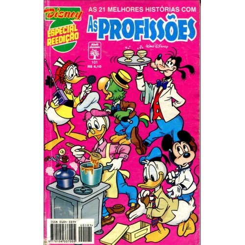 Disney Especial Reedição 101 (1997) As Profissões