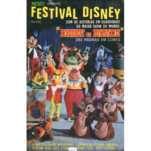 Edição Extra 54 (1973) Festival Disney - Raridade 