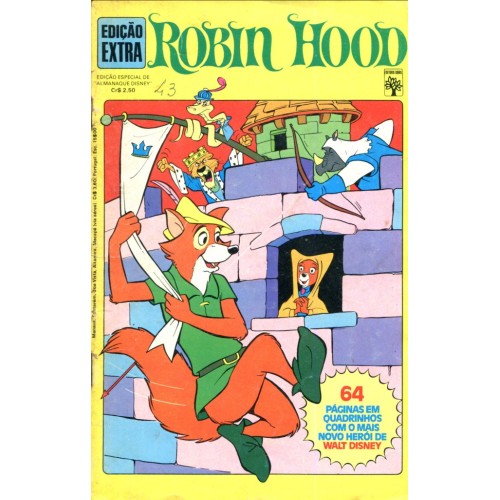 Edição Extra 62 (1974) Robin Hood