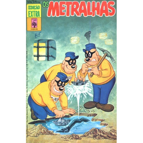 Edição Extra 85 (1978) Os Metralhas