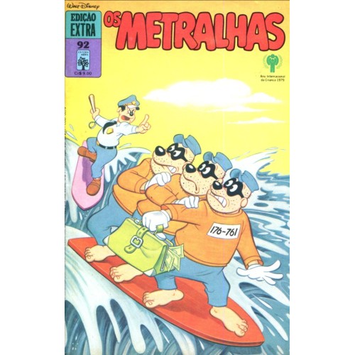 Edição Extra 92 (1979) Os Metralhas