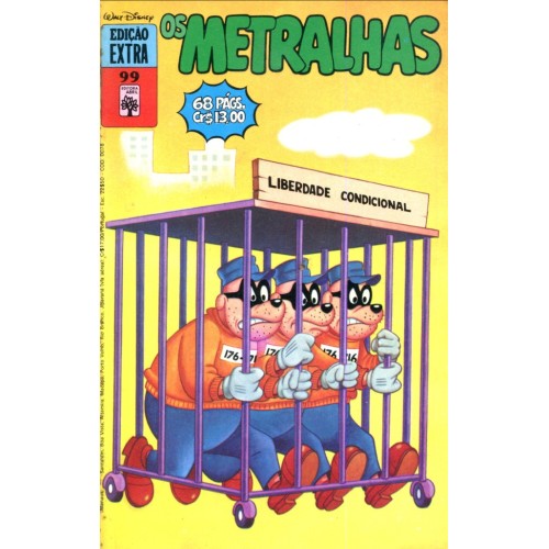 Edição Extra 99 (1979) Os Metralhas