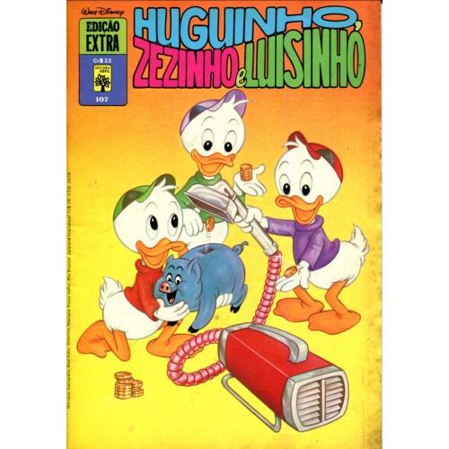 Edição Extra 107 (1980) Huguinho Zezinho e Luisinho