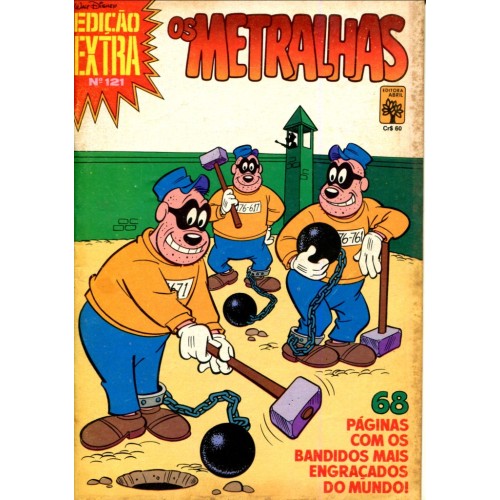 Edição Extra 121 (1981) Os Metralhas