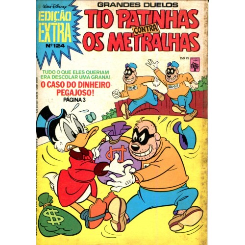 Edição Extra 124 (1981) Tio Patinhas x Os Metralhas
