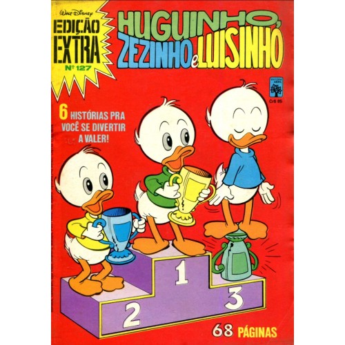 Edição Extra 127 (1982) Huguinho Zezinho e Luisinho