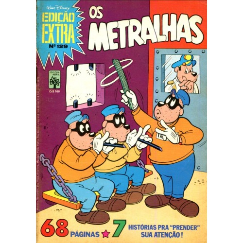 Edição Extra 129 (1982) Os Metralhas