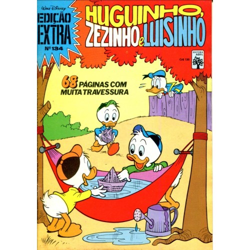 Edição Extra 134 (1982) Huguinho Zezinho e Luisinho