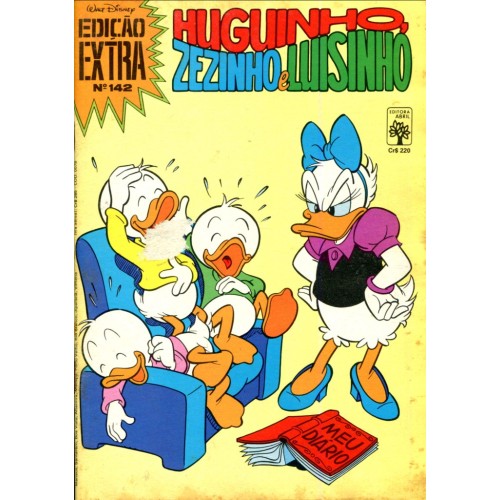Edição Extra 142 (1983) Huguinho Zezinho e Luisinho