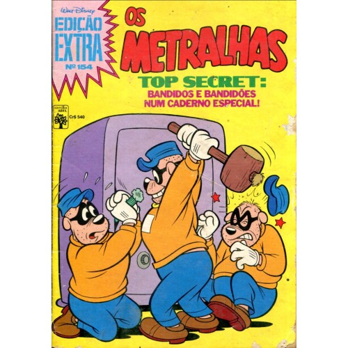 Edição Extra 154 (1984) Os Metralhas