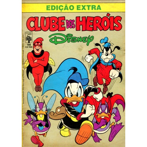 Edição Extra 166 (1986) Clube dos Heróis Disney