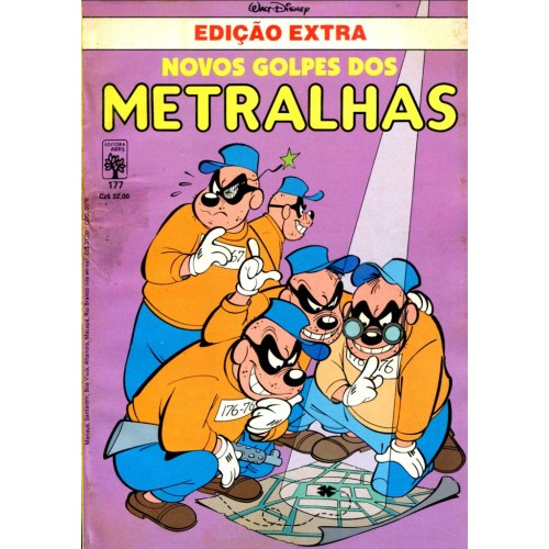 Edição Extra 177 (1987) Novos Golpes dos Metralhas