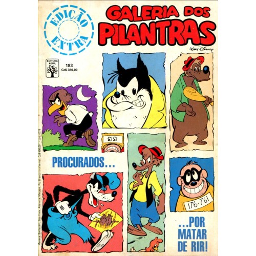 Edição Extra 183 (1988) Galeria dos Pilantras