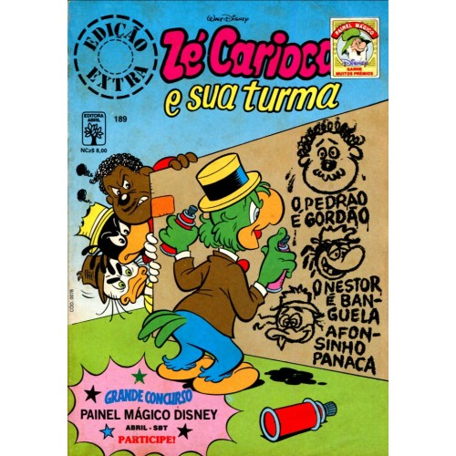 Edição Extra 189 (1989) Zé Carioca e Sua Turma