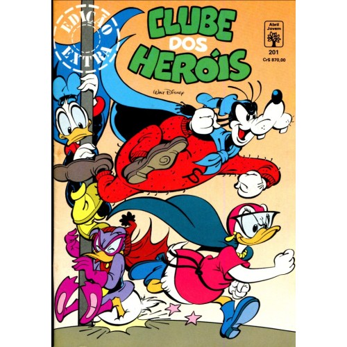 Edição Extra 201 (1991) Clube dos Heróis 