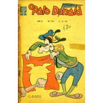 38458 Pato Donald 343 (1958) Editora Abril