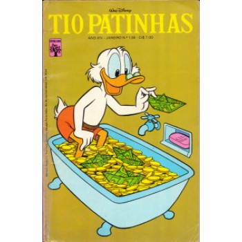 35447 Tio Patinhas 138 (1977) Editora Abril