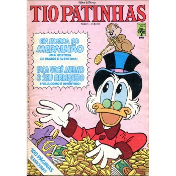 Tio Patinhas 190 (1981) Segunda Versão de Capa