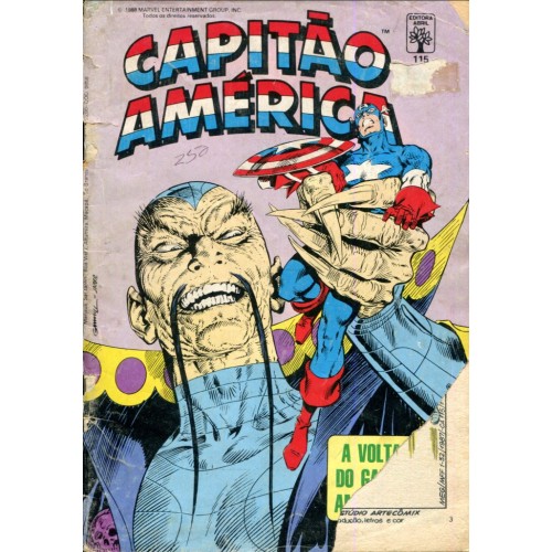 Capitão América 115 (1988)  Somente Leitura