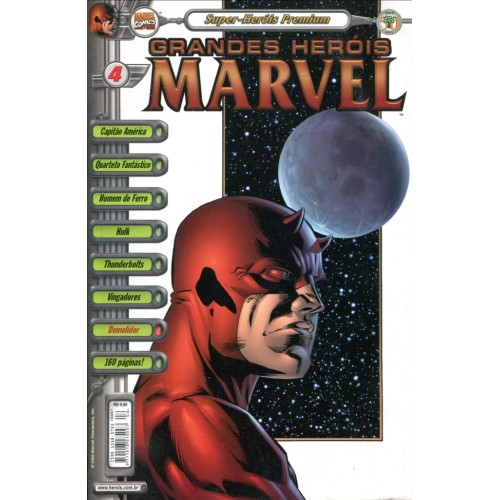 Grandes Heróis Marvel 4 (2001) Super Heróis Premium