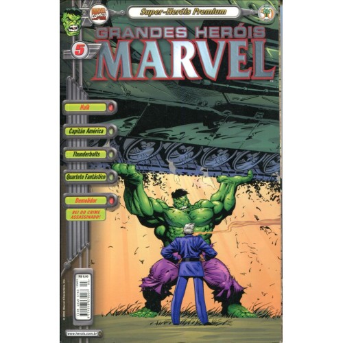 Grandes Heróis Marvel 5 (2001) Super Heróis Premium
