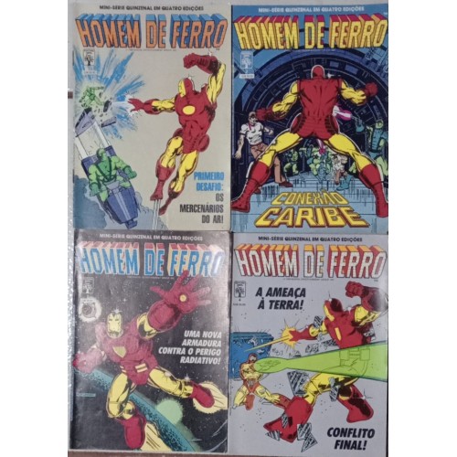 Homem de Ferro 1 2 3 4 (1988) Mini Série