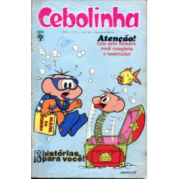 38647 Cebolinha 2 (1973) Editora Abril