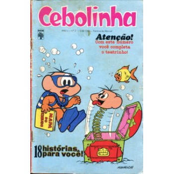 38648 Cebolinha 2 (1973) Editora Abril