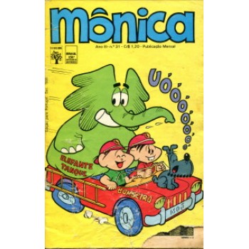 38866 Mônica 31 (1972) Editora Abril