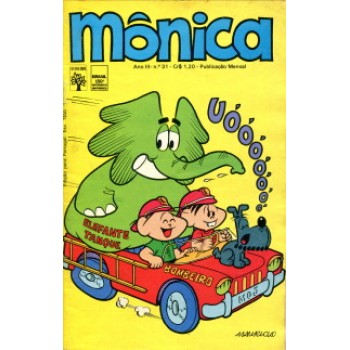 38867 Mônica 31 (1972) Editora Abril