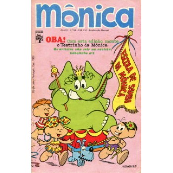 38871 Mônica 34 (1973) Editora Abril
